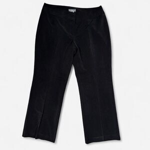 Covington Black High-Waisted Straight-Leg Tailored Trousers (14 PETITE)